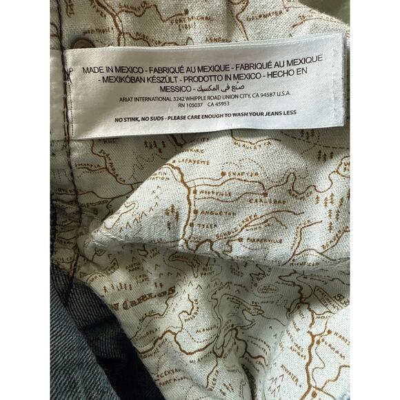 Ariat Mens M4 Low Rise Scoundrel Boot Cut Jean Size 34 x 32 Western Workwear - Picture 10 of 11